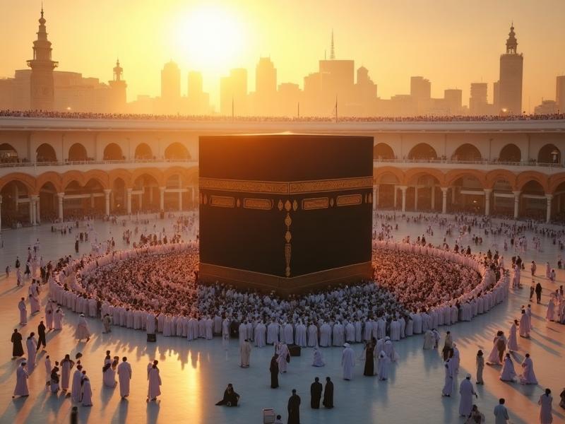 The Kaaba during Hajj